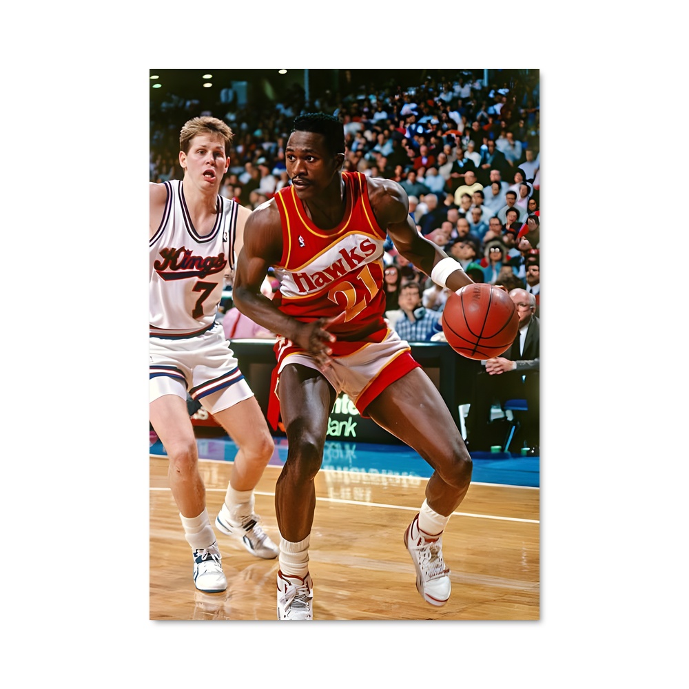 Poster Dominique de wilkins – affiche Basketball
